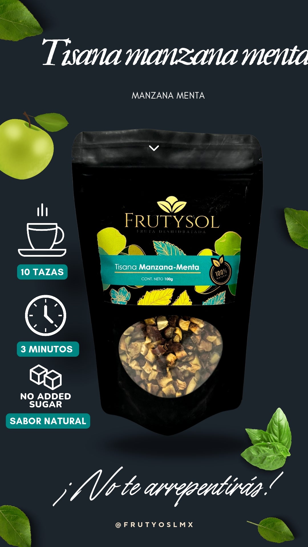 Tisana Manzana Menta