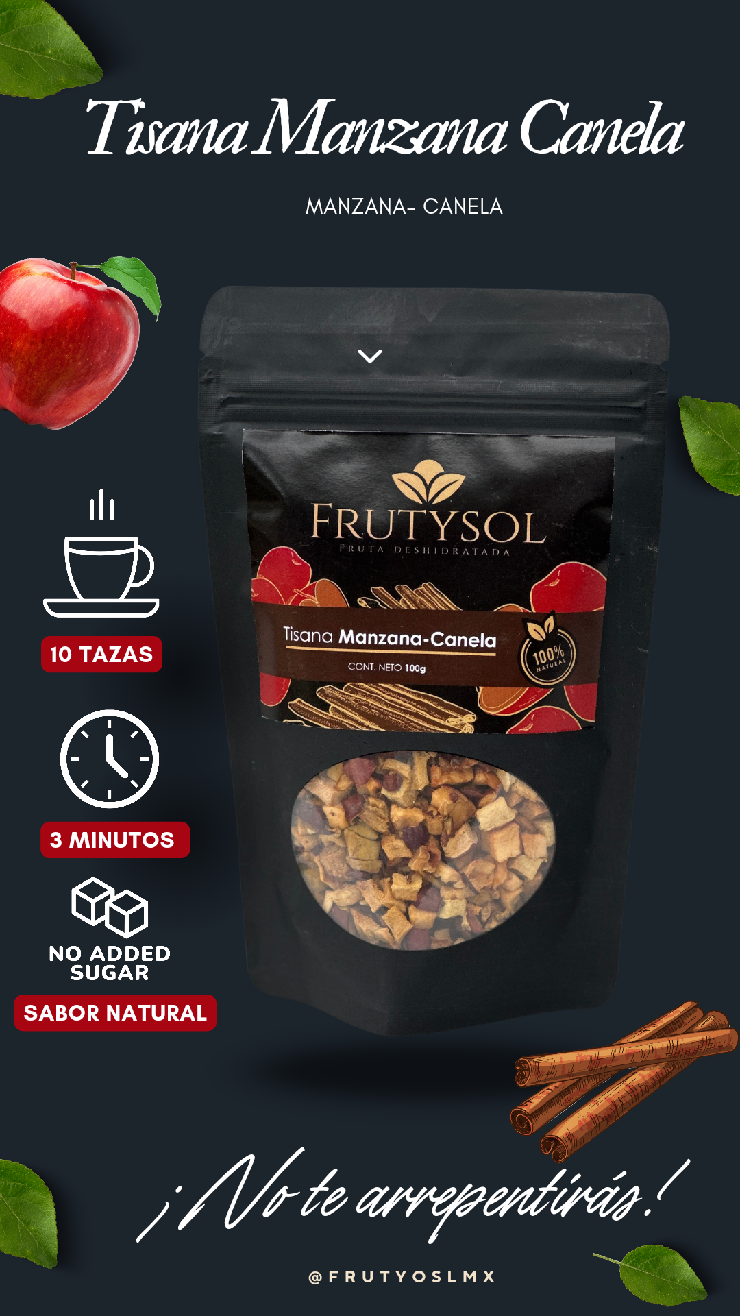 Tisana Manzana Canela